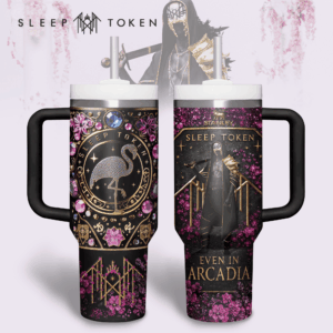 Sleep Token Music Custom Stanley Quencher 40oz Stainless Steel Tumbler With Handle - Threewoofs