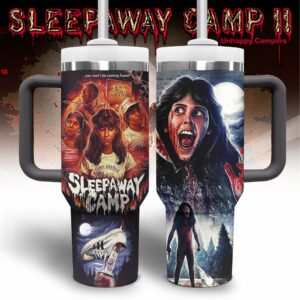Sleepaway Camp Movies Custom Stanley Quencher 40oz Stainless Steel Tumbler With Handle - Threewoofs