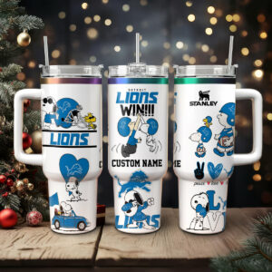 Snoopy PeanuTaylor Swift Football Cartoon Custom Stanley Quencher 40oz Stainless Steel Tumbler With Handle - Threewoofs