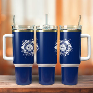 Southern New Hampshire University Custom Stanley Quencher 40oz Stainless Steel Tumbler With Handle - Threewoofs