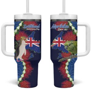 Southland Anniversary Day Custom Stanley Quencher 40oz Stainless Steel Tumbler With Handle - Threewoofs