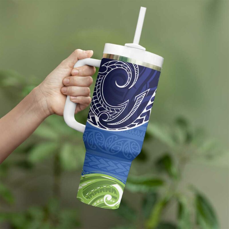 Southland New Zealand Custom Stanley Quencher 40oz Stainless Steel Tumbler With Handle - Threewoofs - Image 3