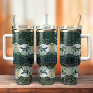 Special Horse Custom Stanley Quencher 40oz Stainless Steel Tumbler With Handle - Threewoofs