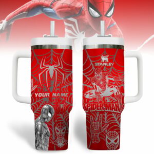 Spider Man Movies Custom Stanley Quencher 40oz Stainless Steel Tumbler With Handle - Threewoofs