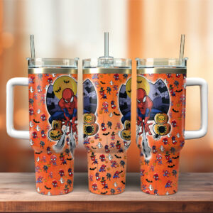 Spiderman Movies Custom Stanley Quencher 40oz Stainless Steel Tumbler With Handle - Threewoofs