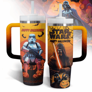 Spooky Star Wars Halloween Tumblers - Double-Sided Design