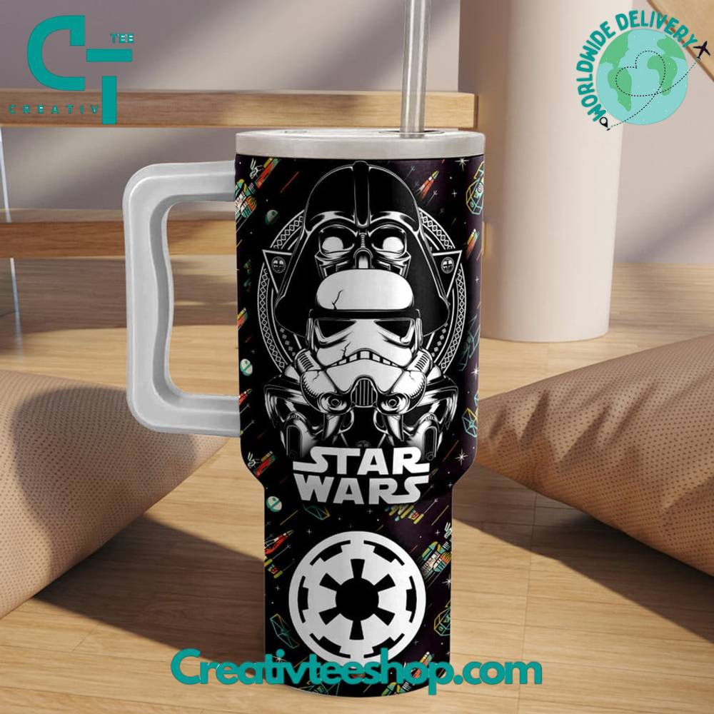 Star Wars Tumbler with Handle - Galactic Design for Fans - Image 3