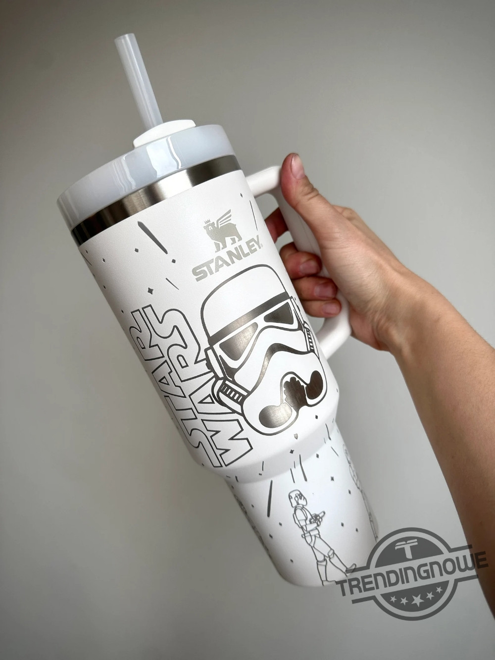 Galactic Insulated Travel Mug - May the Force Be With You Design - Image 5