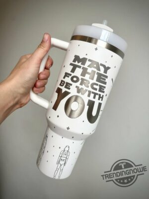 Galactic Insulated Travel Mug - May the Force Be With You Design