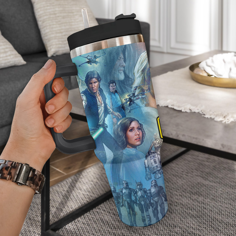 Star Wars Insulated Tumbler - May the 4th Be With You Design - Image 2