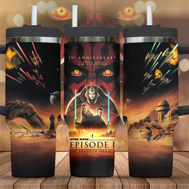 Star Wars Episode I: The Phantom Menace 25th Anniversary Tumbler