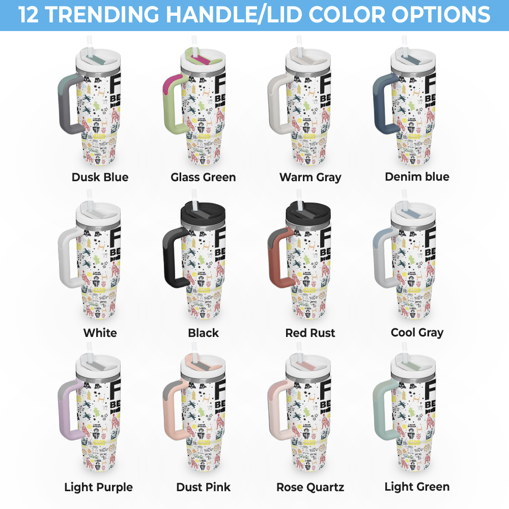 Star Wars Stainless Steel Tumbler - May the Force Be With You Design - Image 4