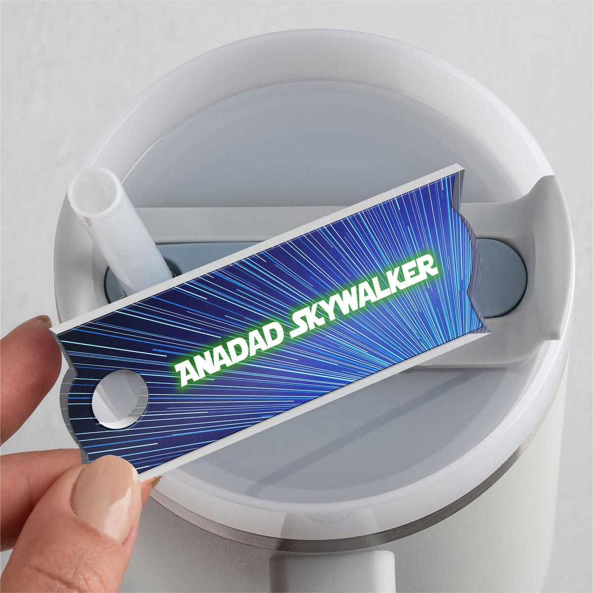 TruMoo Star Wars Inspired Blue Milk Mug - Galactic Protein Drink Holder - Image 5