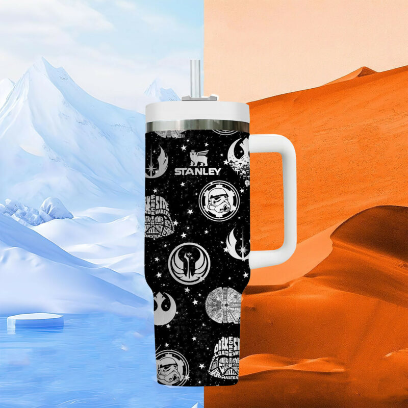 Star Wars Movies Custom Stanley Quencher 40oz Stainless Steel Tumbler With Handle - Threewoofs - Image 7
