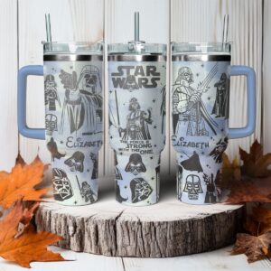 Star Wars Movies Custom Stanley Quencher 40oz Stainless Steel Tumbler With Handle - Threewoofs