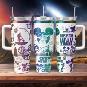 Star Wars Movies Custom Stanley Quencher 40oz Stainless Steel Tumbler With Handle - Threewoofs