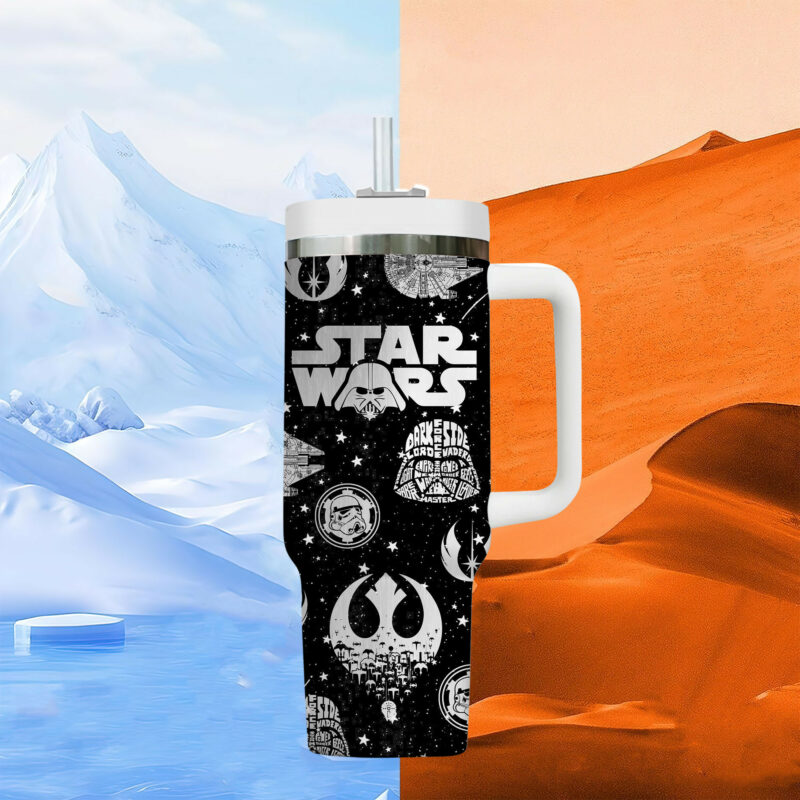 Star Wars Movies Custom Stanley Quencher 40oz Stainless Steel Tumbler With Handle - Threewoofs - Image 6