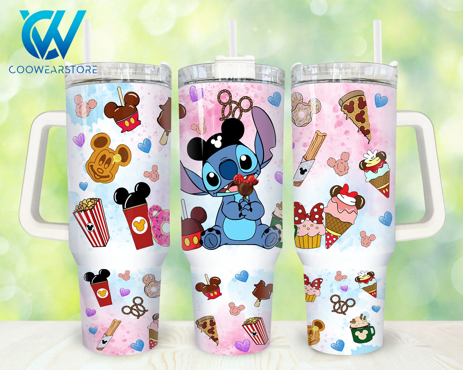 Cute Cartoon Character Tumbler with Handle - Perfect for Kids & Fans