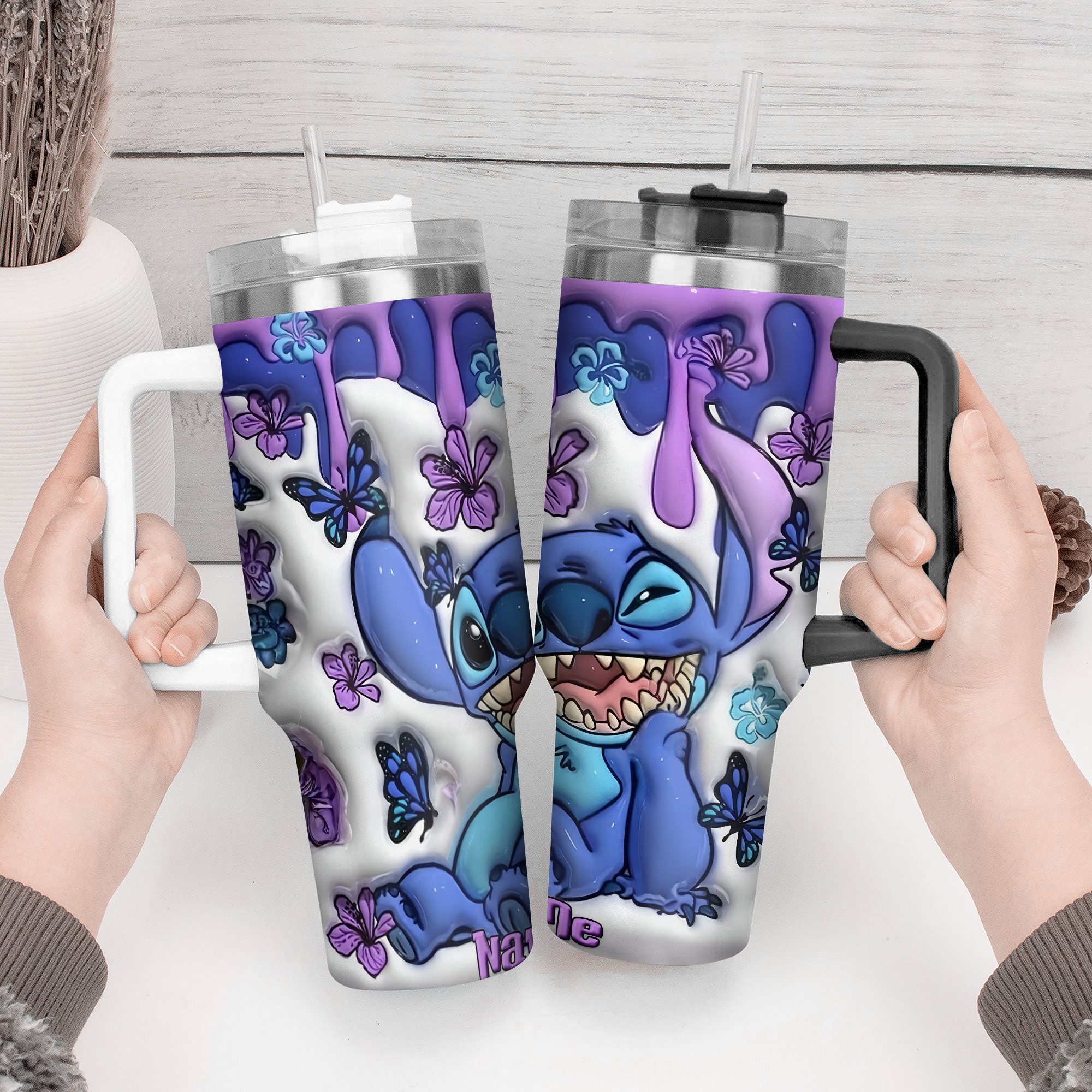 Vibrant Cartoon Character Tumbler with Straw - Perfect Gift for Fans - Image 5