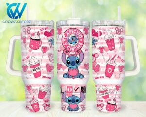 Cute Cartoon Love Tumbler with Straw - Perfect Valentine's Gift!