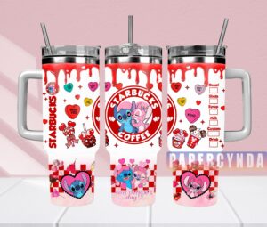 Cute Valentine's Day Coffee Tumbler - Perfect Gift for Coffee Lovers