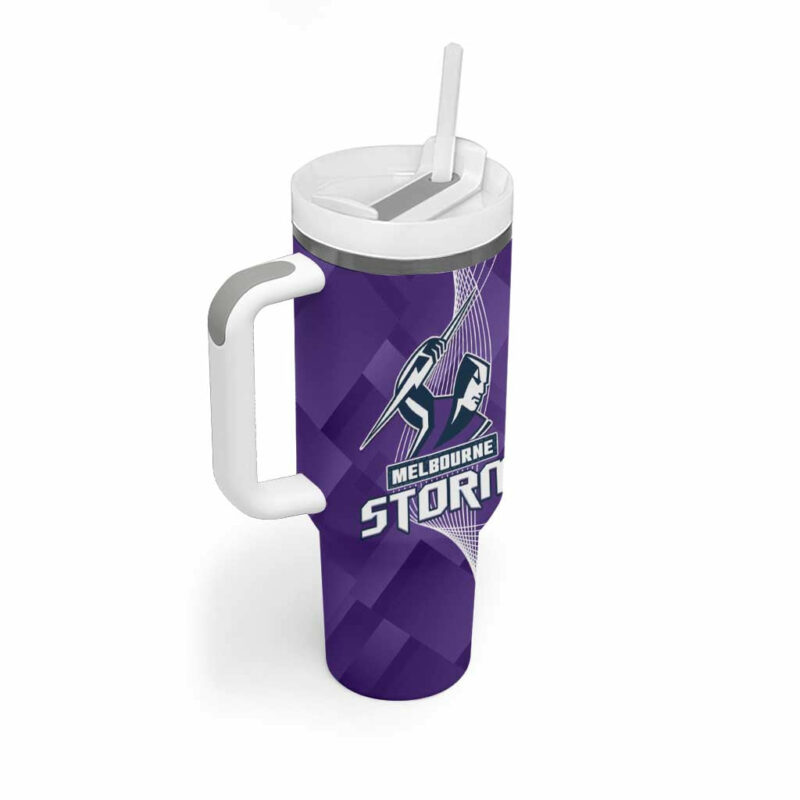 Storm And Panthers Rugby 2024 Go Champions Grand Final Dynamic Style Custom Stanley Quencher 40oz Stainless Steel Tumbler With Handle - Threewoofs - Image 3