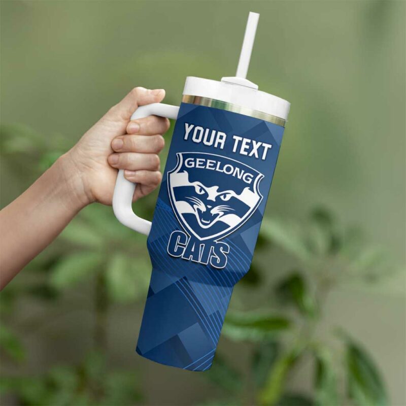 Swans And Cats Football 2024 Together Dynamic Version Custom Stanley Quencher 40oz Stainless Steel Tumbler With Handle - Threewoofs - Image 4