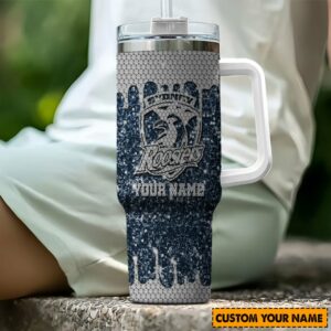 Sydney Roosters NRL Sports Glitter Custom Stanley Quencher 40oz Stainless Steel Tumbler With Handle - Threewoofs