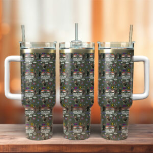 Talk to Me Goose Custom Stanley Quencher 40oz Stainless Steel Tumbler With Handle - Threewoofs