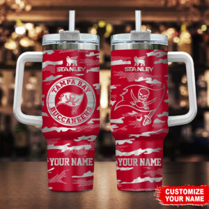 Personalized Tampa Bay Buccaneers Stanley Mug - Custom Name, Perfect Gift!