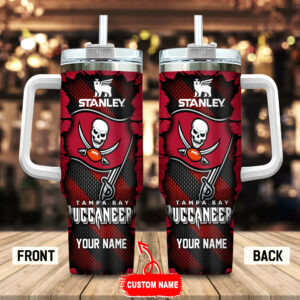Custom Name Stanley Tumbler - Tampa Bay Buccaneers Fan Gift