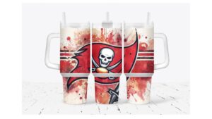 Stylish Pirate Skull Travel Mug - Spill-Proof, Insulated, 40oz Tumbler