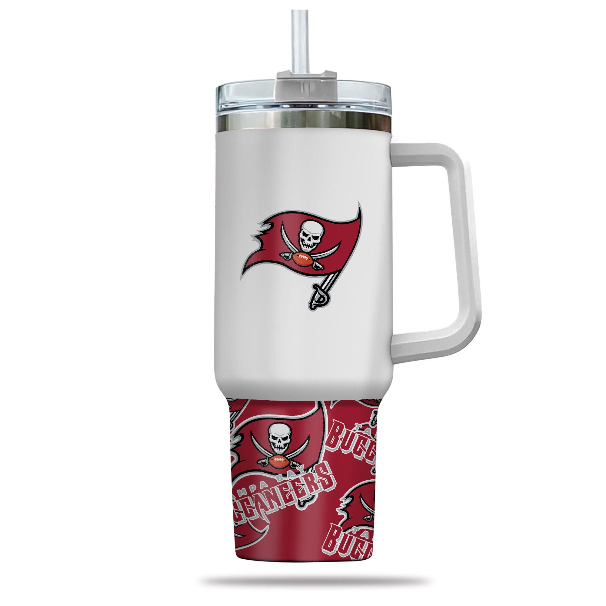 Tampa Bay Buccaneers Insulated Tumbler with Straw - Show Your Team Spirit - Image 2