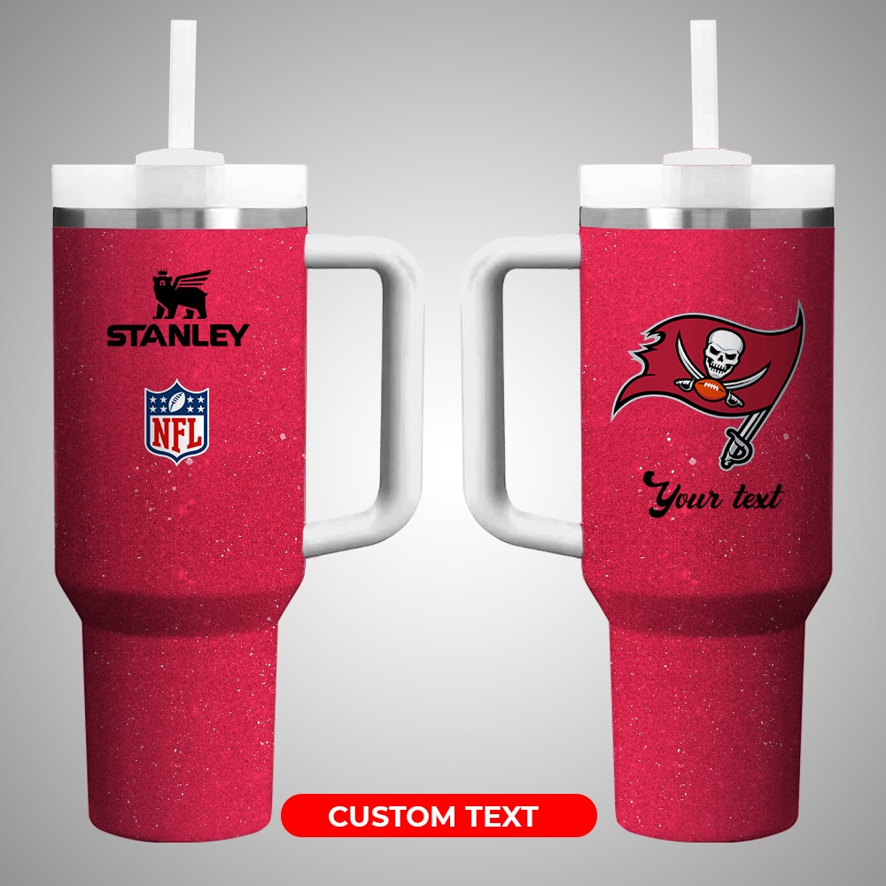 Custom NFL Team Tumbler with Straw - Personalized Stanley Mug