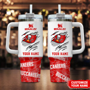 Customizable Stanley Mug with Handle - Personalized Buccaneers Design