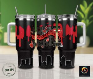 Stylish Football Fan Tumbler with Handle & Straw - Perfect Gift for Game Day!