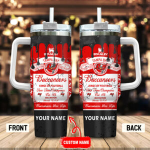 Customizable Buccaneers Tumbler Mug - Personalized Team Spirit Gift