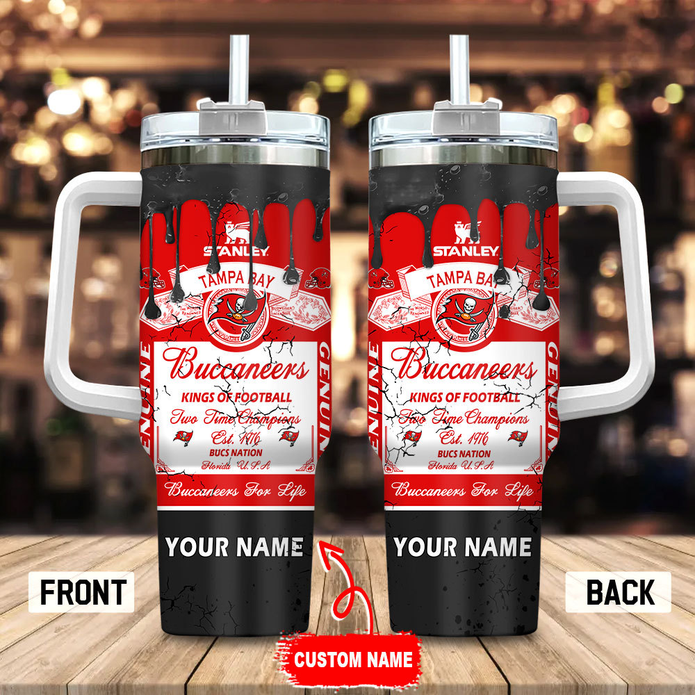 Customizable Buccaneers Tumbler Mug - Personalized Team Spirit Gift