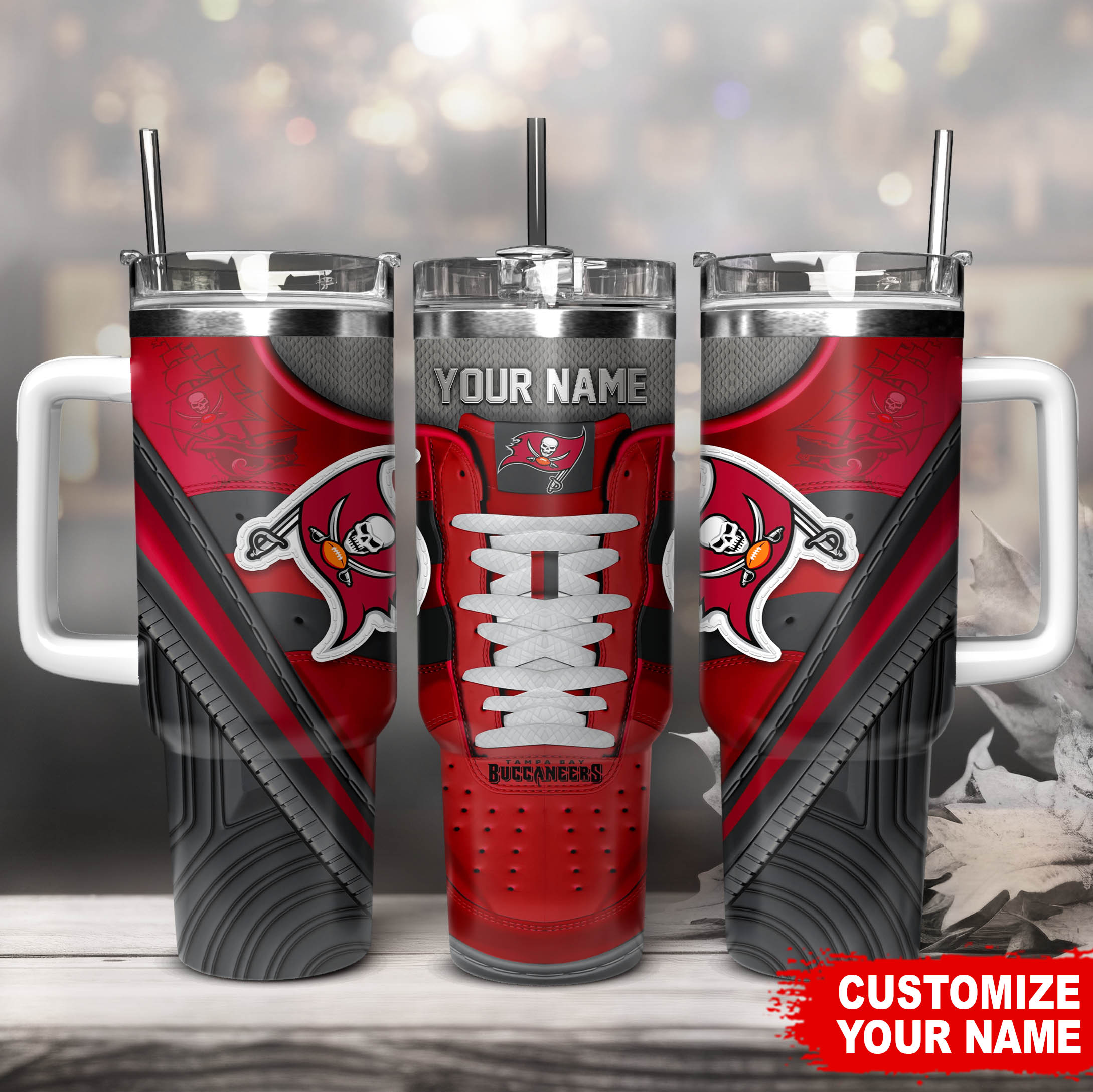 Customizable Sports Team Tumbler - Add Your Name - Perfect Gift for Fans