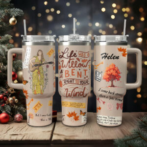 Taylor Swift Music Christmas Custom Stanley Quencher 40oz Stainless Steel Tumbler With Handle - Threewoofs