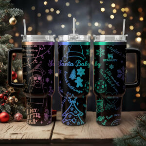 Taylor Swift Music Christmas Custom Stanley Quencher 40oz Stainless Steel Tumbler With Handle - Threewoofs