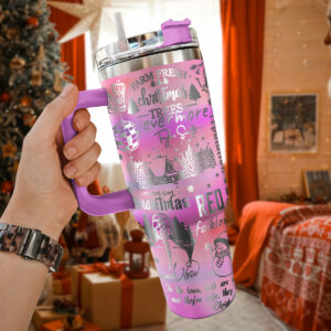 Taylor Swift Music Christmas Custom Stanley Quencher 40oz Stainless Steel Tumbler With Handle - Threewoofs