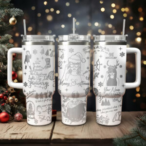 Taylor Swift Music Christmas Custom Stanley Quencher 40oz Stainless Steel Tumbler With Handle - Threewoofs