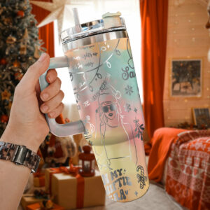 Taylor Swift Music Christmas Custom Stanley Quencher 40oz Stainless Steel Tumbler With Handle - Threewoofs