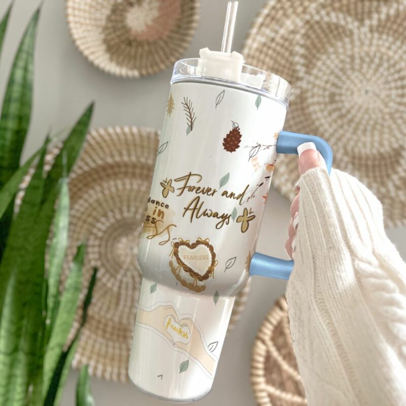 Taylor Swift Music Christmas Custom Stanley Quencher 40oz Stainless Steel Tumbler With Handle - Threewoofs - Image 4