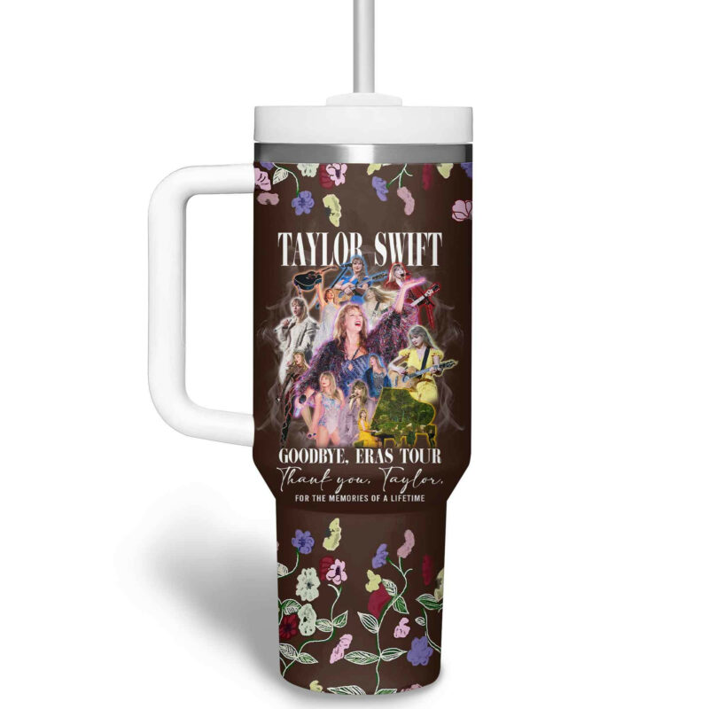 Taylor Swift Music Custom Stanley Quencher 40oz Stainless Steel Tumbler With Handle - Threewoofs - Image 3