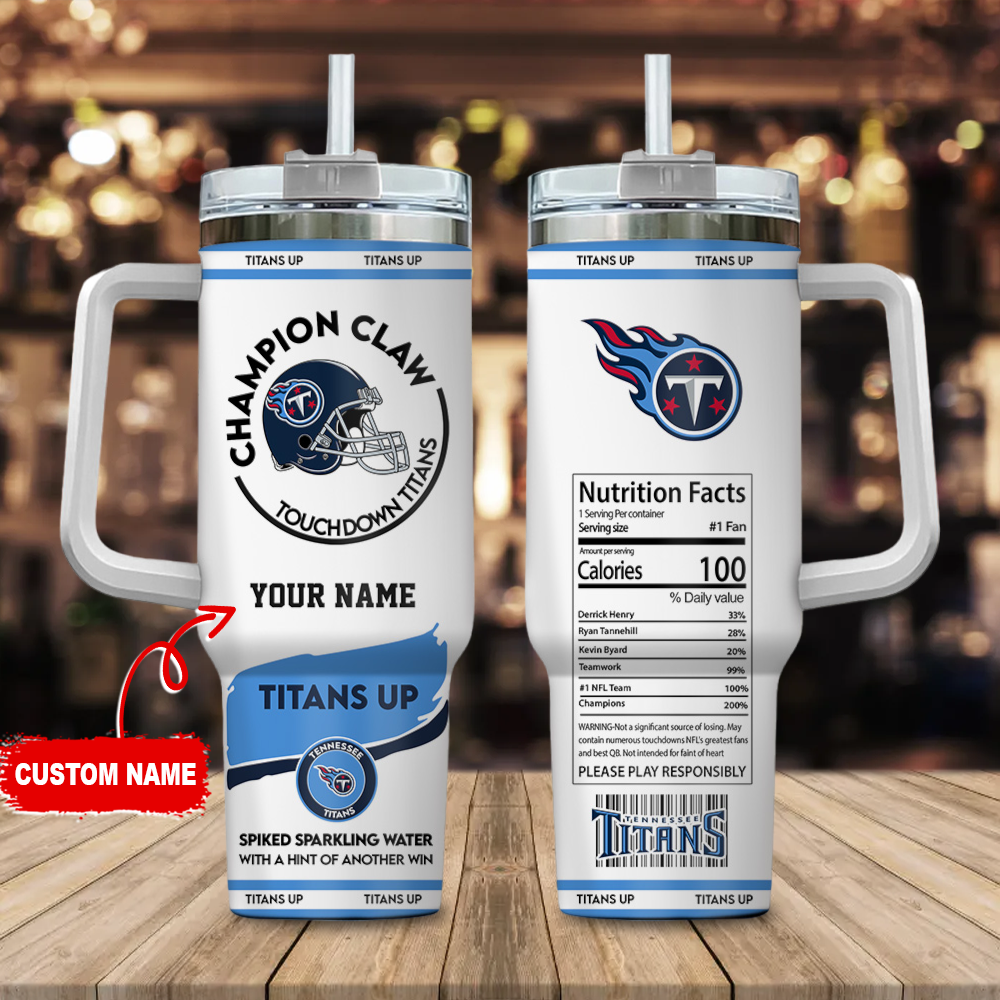 Customizable Titans Fan Mug - Personalized Name - Perfect Gift for NFL Enthusiasts