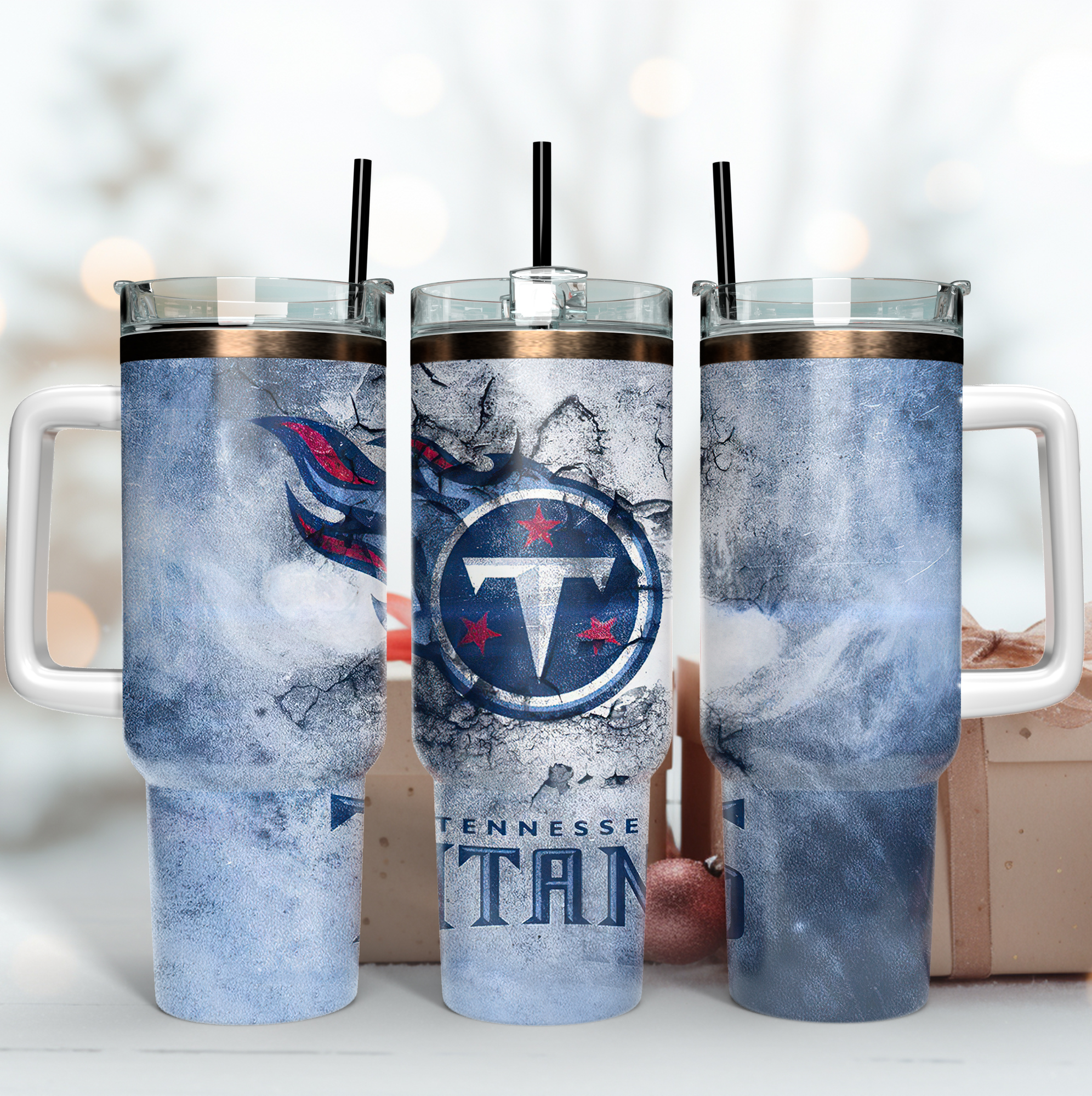 Tennessee Titans Insulated Travel Mug - Ultimate Fan Gift, Keeps Drinks Hot/Cold