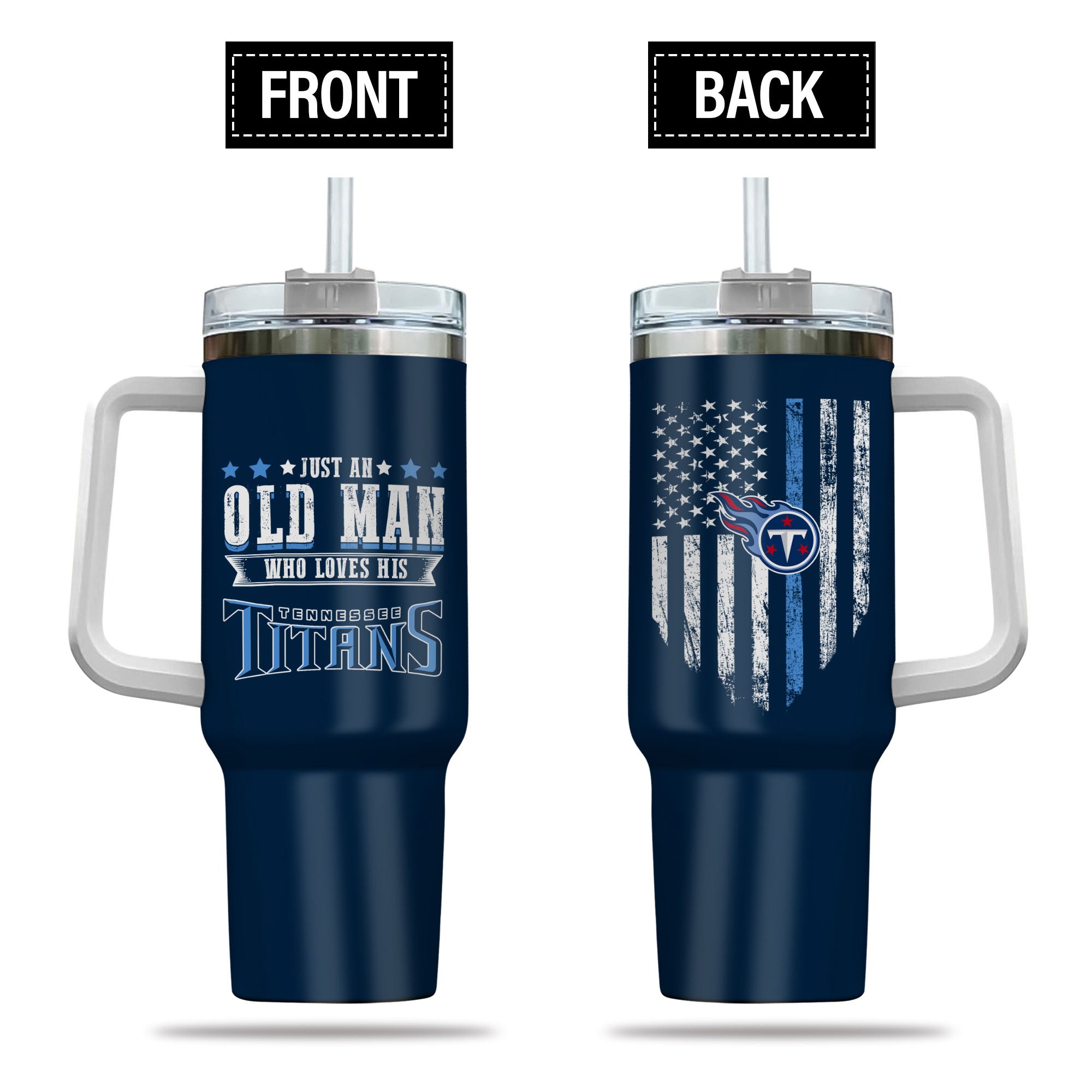 Tennessee Titans Fan Tumbler - Perfect Gift for Dedicated Fans