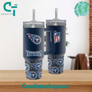 NFL Team-Themed Stainless Steel Tumbler with Handle - 40oz